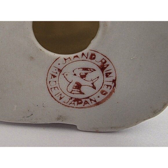 Antique Vintage Hand Painted Victorian Colonial Gentleman Made In Japan 5 Inches - Picture 3 of 10